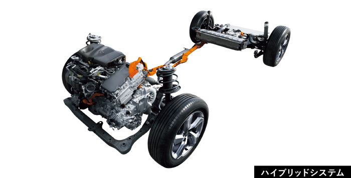 ガソリン車・ハイブリッド車ともに、<br />
力強い走りと優れた燃費性能を両立